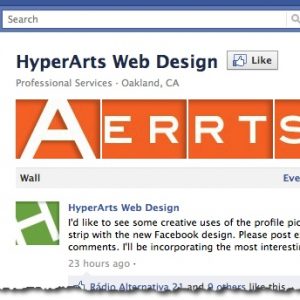 HyperArts Facebook Page Graphics