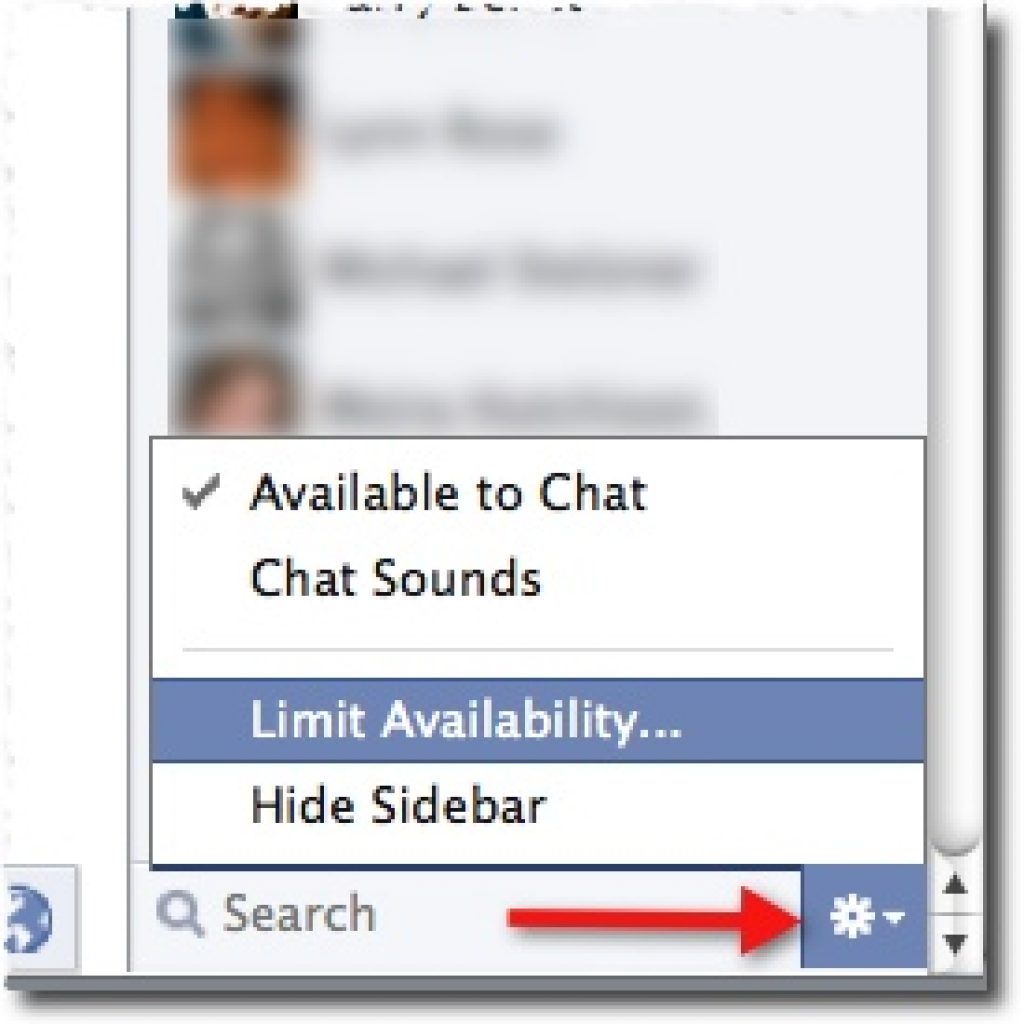 Show Online Friends & Hide Offline Friends in Facebook Chat
