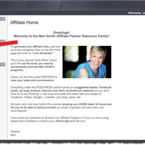 Mari Smith Affiliate Link Generator