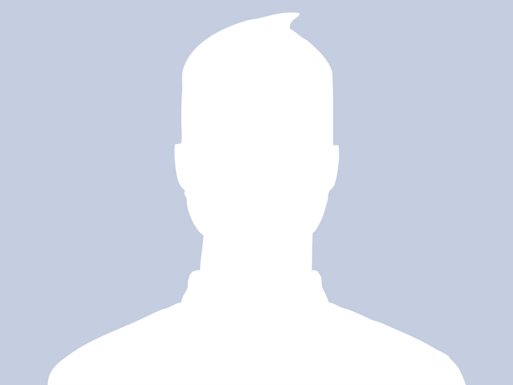 blank facebook profile male